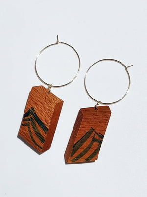 Zazen Collection Hoop Earrings