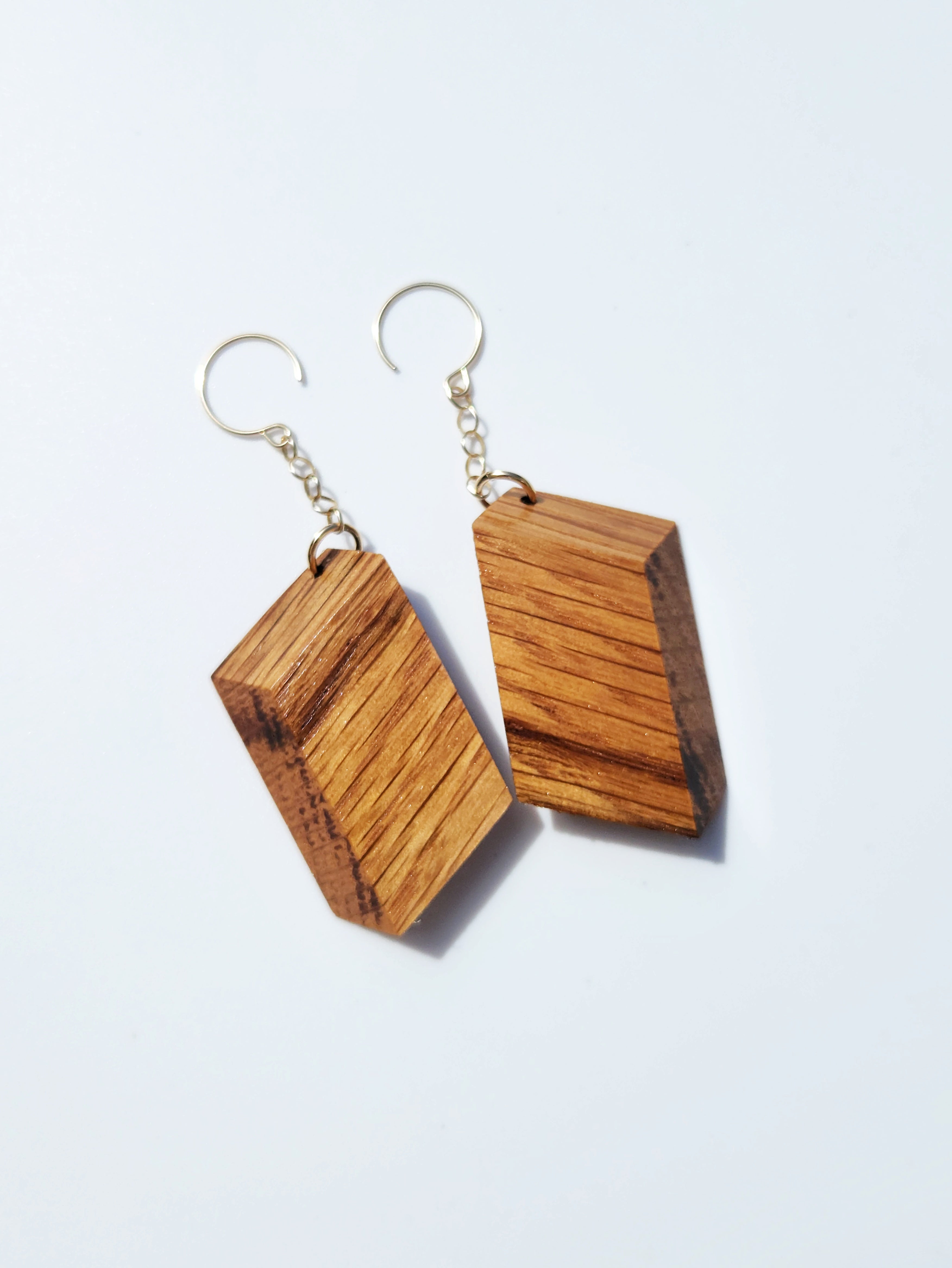 White Oak Chain Earrings