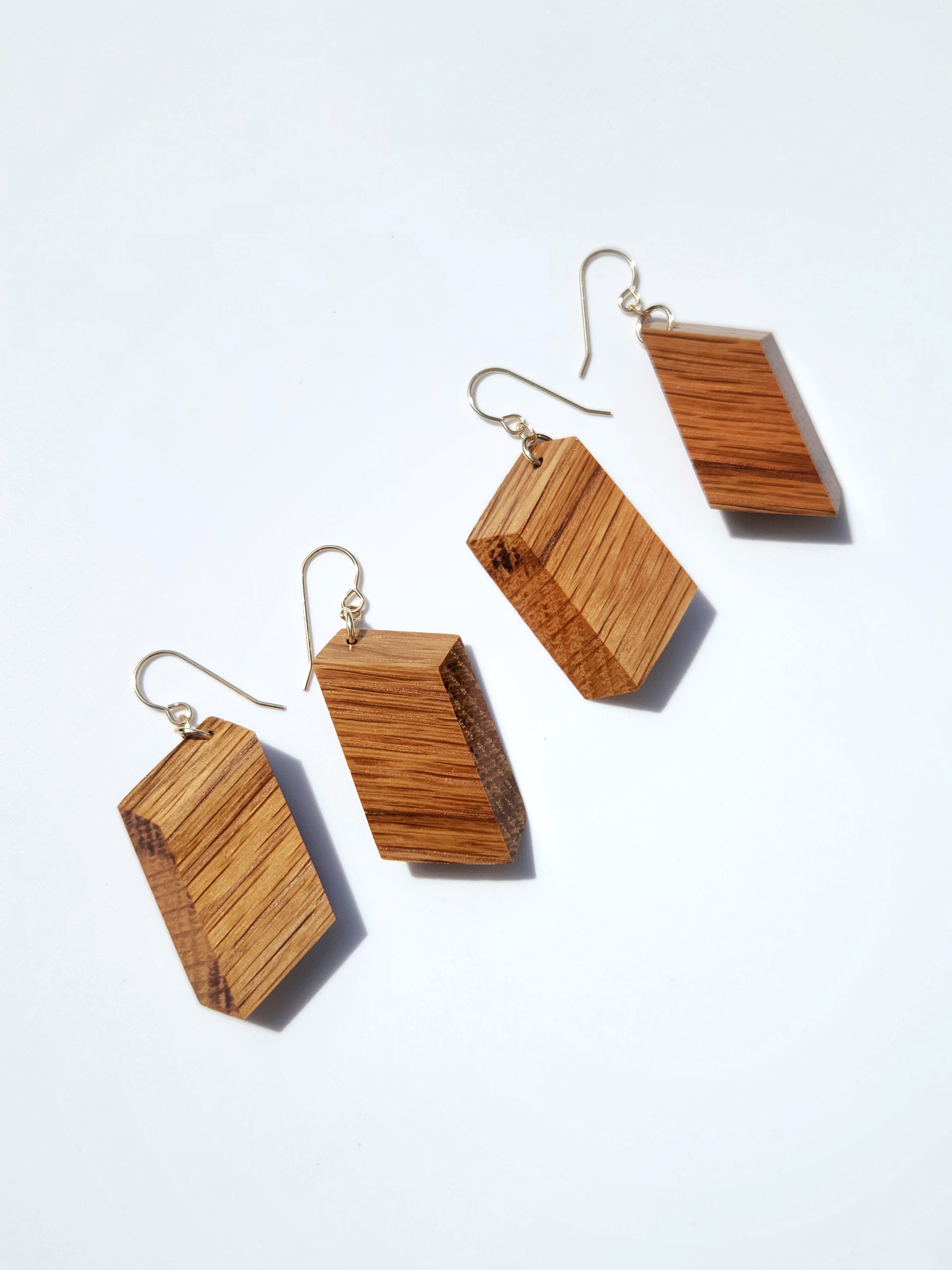 Classic White Oak Earrings